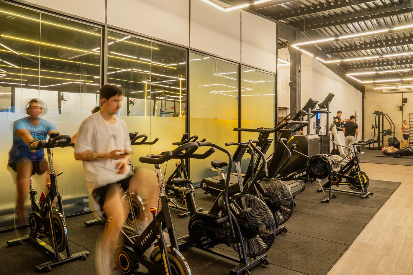 Aula de bike indoor